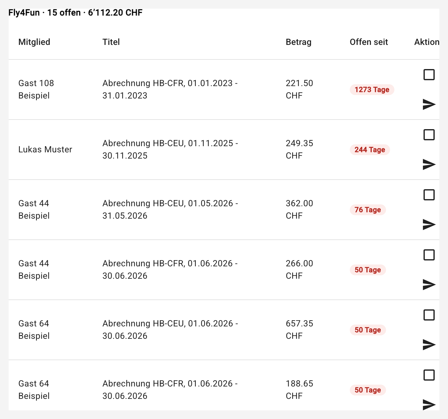 Offene Rechnungen des Klubs Accounting_Open_Items_Image