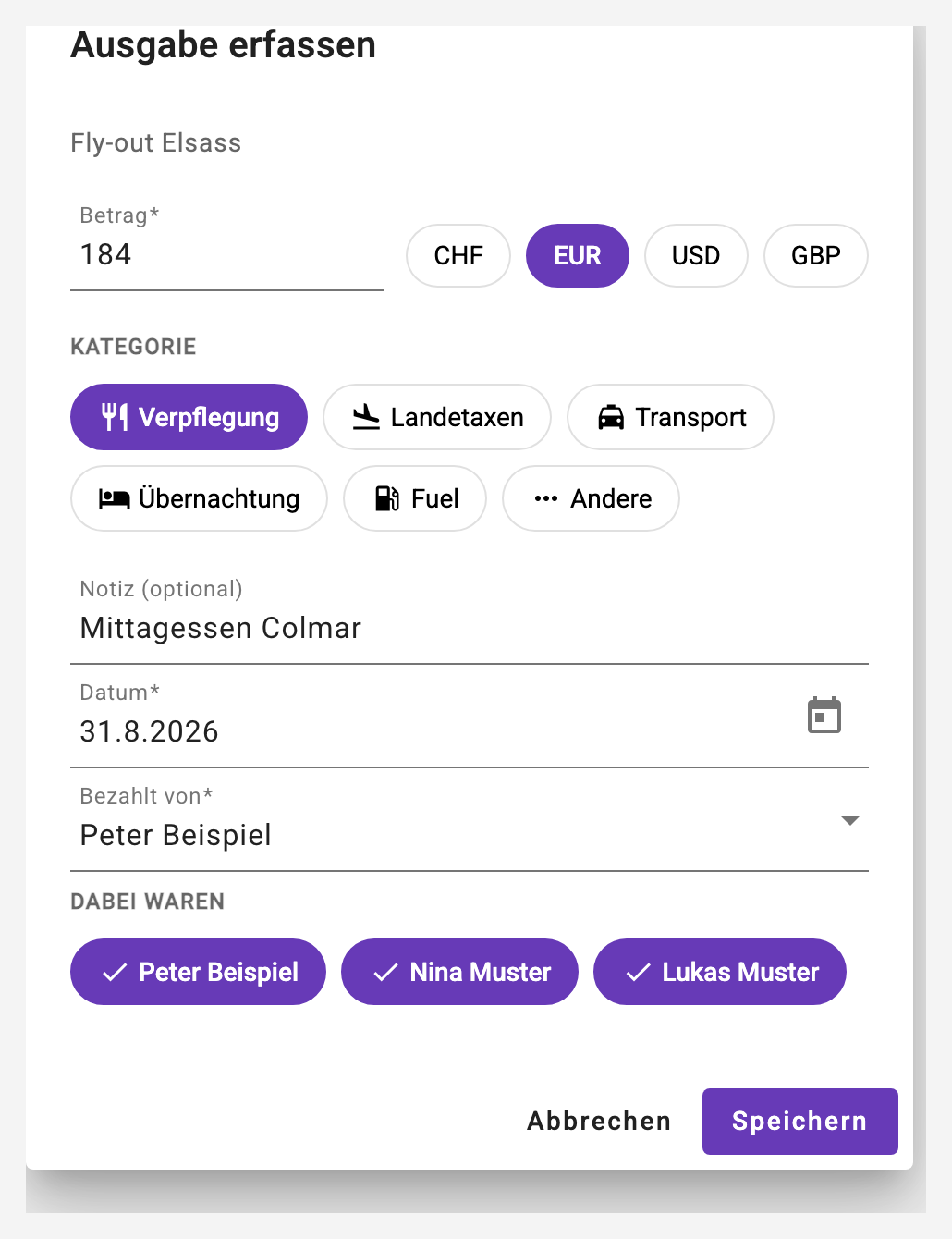 Eine Ausgabe erfassen Expense_Entry_Image