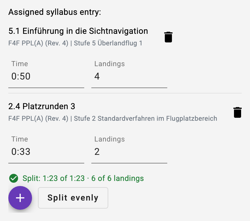One flight on two lessons Syllabus_Split_Image